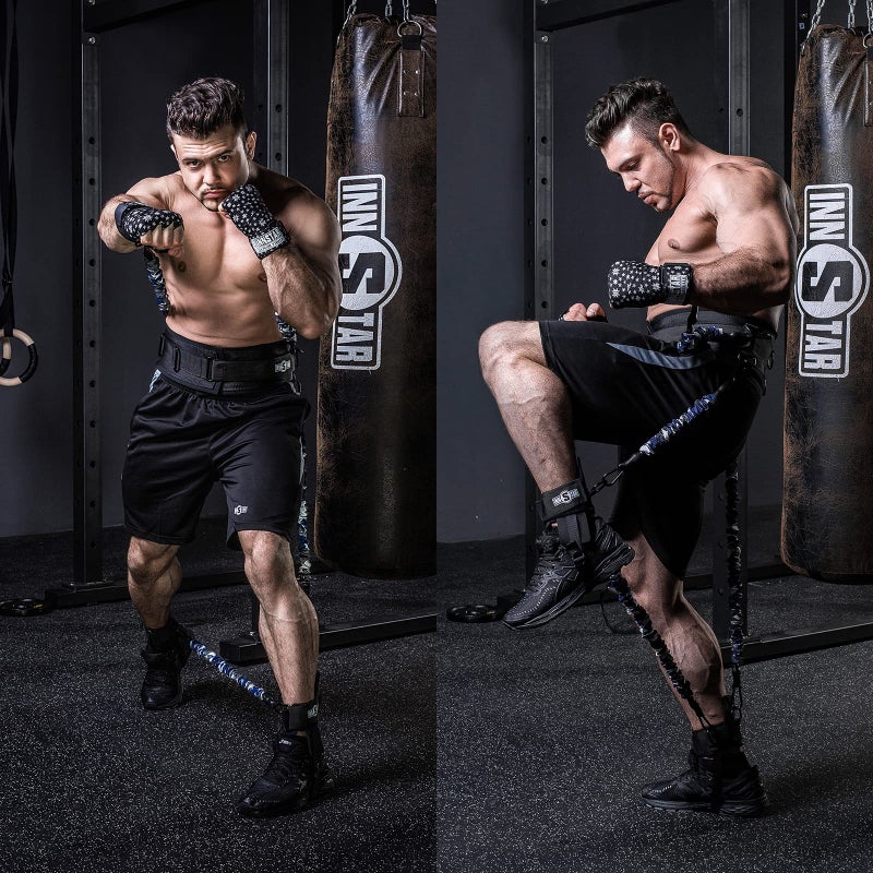 INNSTAR Vertical Jump Trainer Leg Strength Resistance Bands Set for Basketball Triple Jump Football Volleyball Training Provide of Customized Services - Image 2